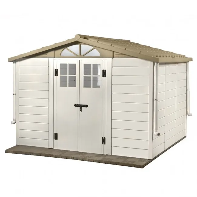 Capanno attrezzi da giardino TUSCANY EVO 280 2 ante 309x261xh.225 cm