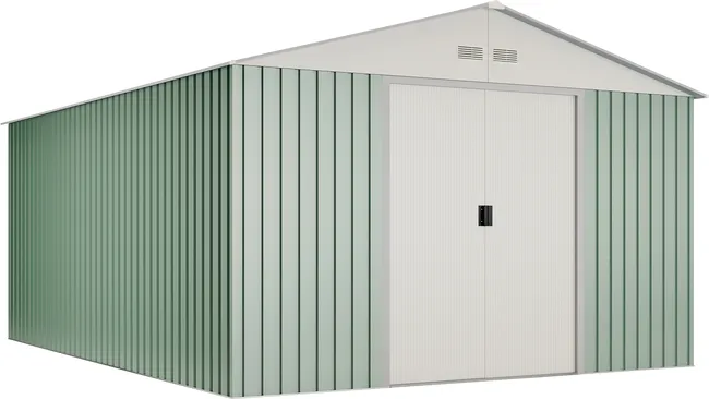 Capannone in metallo Capannone in metallo Hoggar Anjala 15,5 M2 di 343x223x452 cm e 15,5 m2