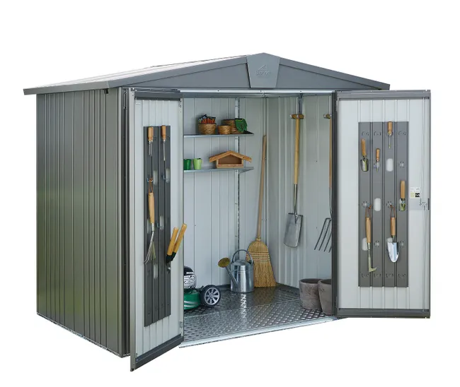 Capannone in metallo Europa di 244x203x156 cm e 3,8 m2