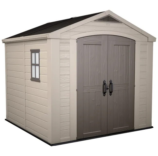 Capannone in resina Factor di 256,5x243x255 cm e 6,3 m2