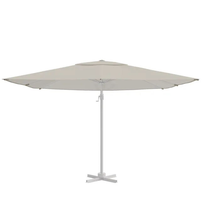 Cappello da sole Naterial Aura 360 250G 290X290Cm Bianco