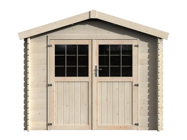 Casa in legno Kabeo Axess di 283,8x228,5x273 cm e 7,88 m2