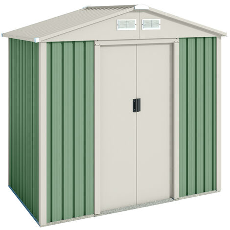 Casetta da giardino in metallo Nybro 2,43 mq - 10 anni di garanzia - 201x121x176 cm. capannone metallico