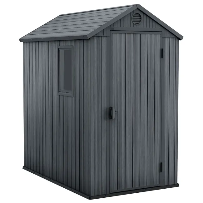 Casetta da giardino Keter Darwin 46 effetto legno grigio