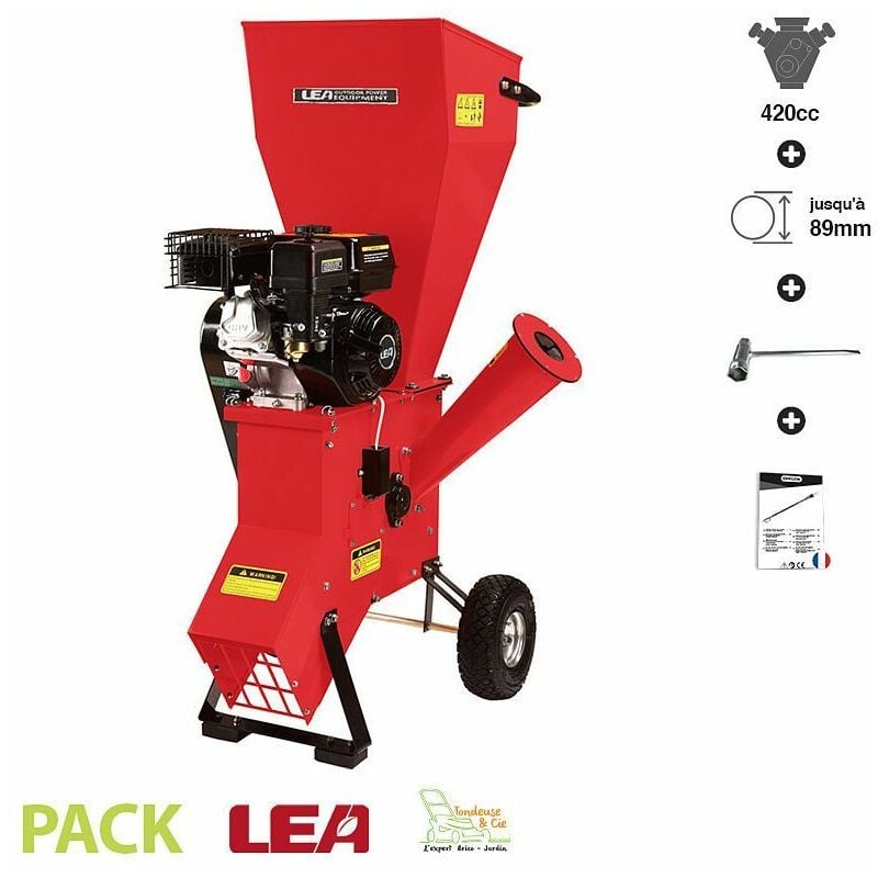 Frantoio per piante da taglio motore termico 89mm 420cc 13 hp LEA LE56420-89