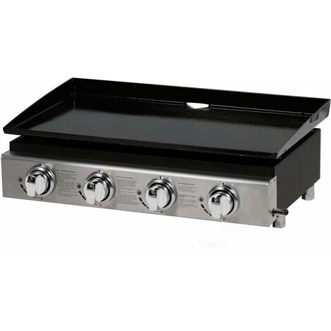 Fry top Presto 3 - 3 fuochi - 7,5 kW - Grigio - Image 1