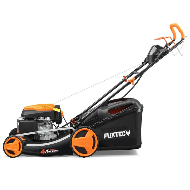 FUXTEC FX-RM5196eS Rasaerba a benzina semovente avviamento elettrico 4 in 1 con batteria ZipGO larghezza taglio 51cm, 196cc Guarda i dettagli del prodotto