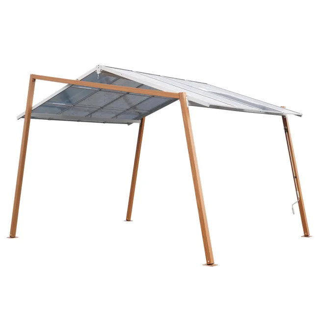 Gazebo da giardino Oxia 300x400x279 cm in alluminio Materiale