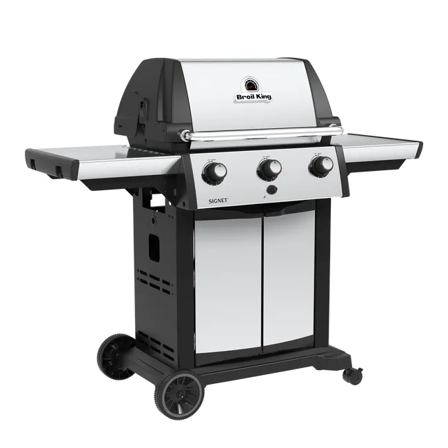 Griglia a gas 3 fuochi. 320 Broil King timbrato 11,4 kW