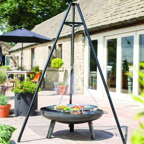 Griglia treppiede nera 172 cm BBQ TRIPOD RedFire