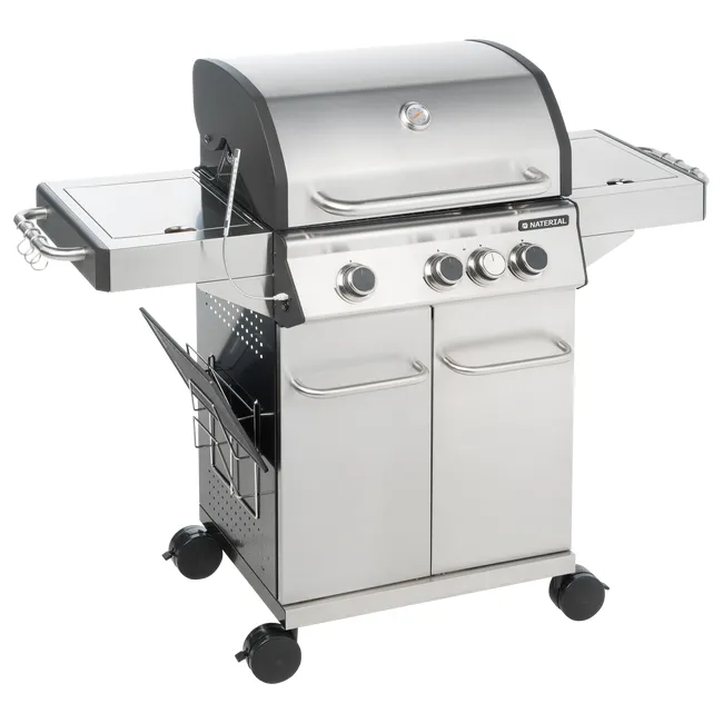 Grill a gas 3+1 fuochi. Materiale Hudson da 13,5 kW