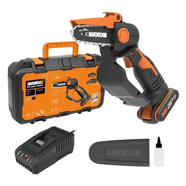 Guida motosega WORX WP342E 12cm 20V