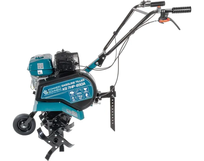 Könner & Söhnen KS 7HP-850A Motozappa, motozappa a benzina, motocoltivatore da giardino, motozappa, motozappa