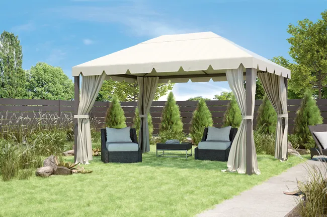 NATERIAL Pergola in acciaio Ysis 300x300 cm