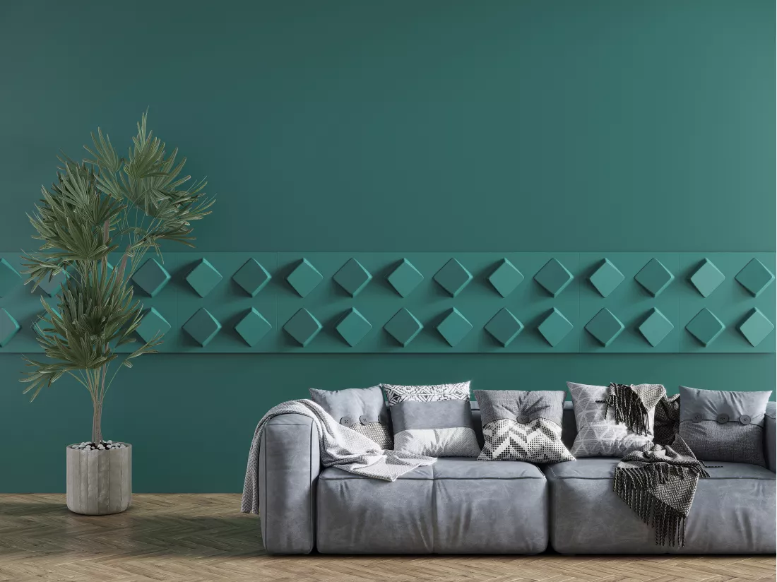 Pannello murale 3D per dipingere set di 3 m² lotto di 12 pezzi - MALTON