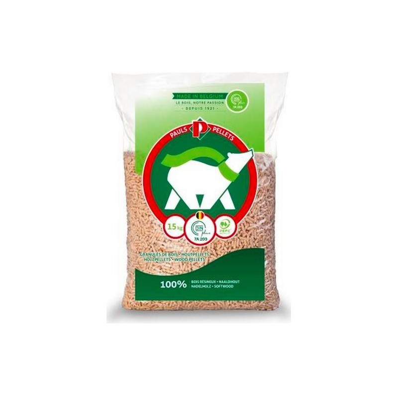 PAULS Pellet di legno Pellet 70 sacchi -1050kg