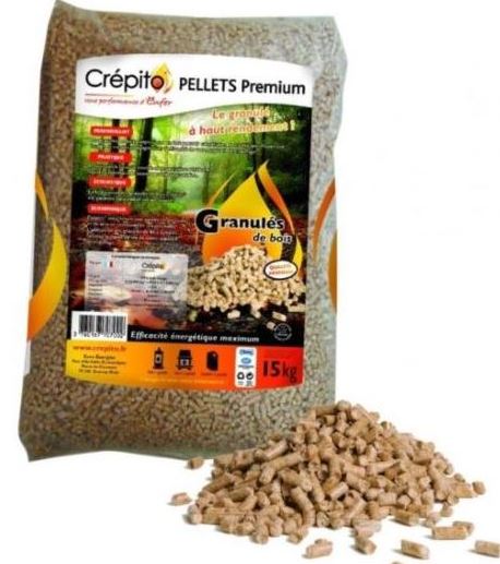 Pellet di legno Crepito (Pallet da 72 SACCHI-1080KG)
