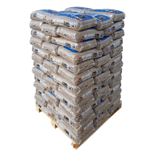 Pellet di legno WOODSTOCK di prima qualità – 1 Pallet da 78 sacchi da 15 kg