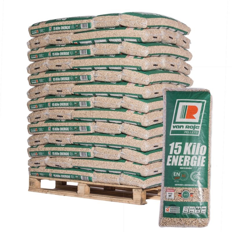 Pellet Van Roje – Pallet da 65 Sacchi da 15 KG