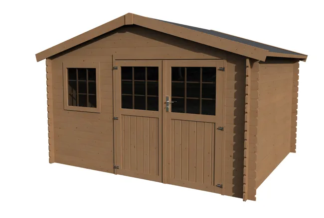 Pensilina in legno 3 86X3 03X2 40 M Kerno Axess Naterial