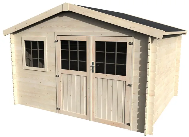 Pensilina in legno 3 86X3 03X2 46 M Kerno Axess Naterial