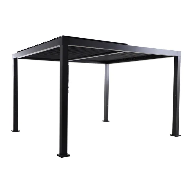 Pergola In Alluminio Naterial Clima Bioclimatica 3 13X3 58M Grigio