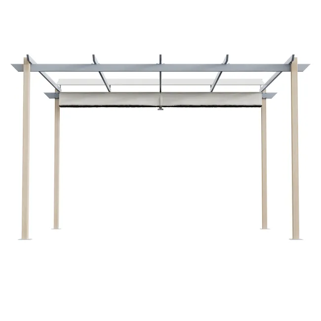 Pergola in Alluminio Naterial Omega 282X400Cm