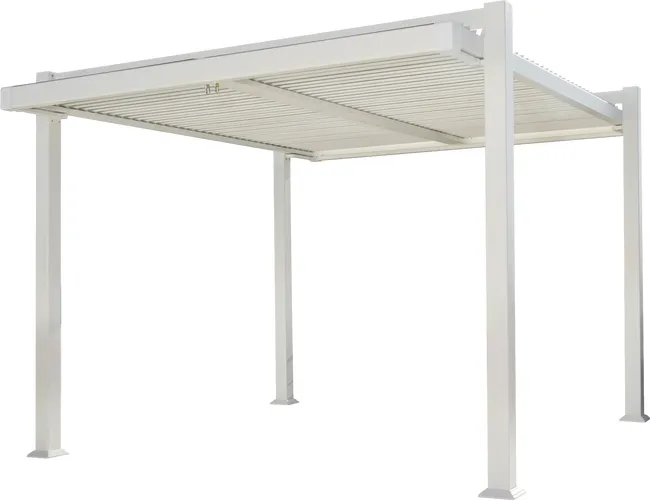 Pergola Naterial Persea in Alluminio Bianco 3 2X3 6M