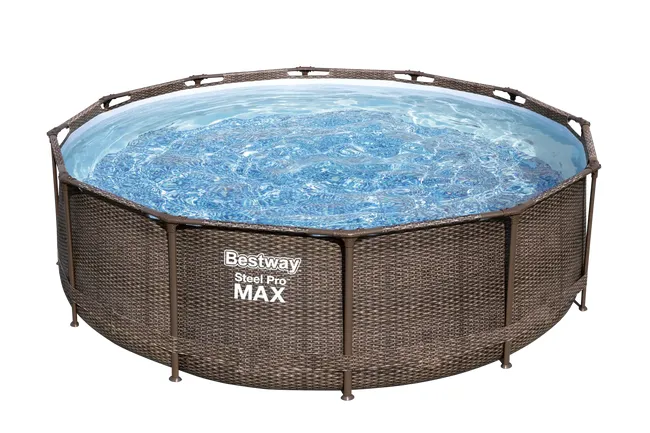 Piscina con struttura Bestway 366x100 cm Steel Pro Max 56709