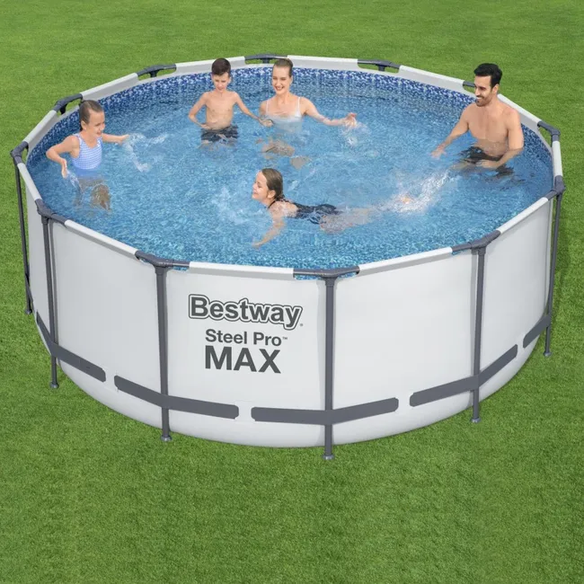 Piscina fuori terra 56420 rotonda Steel Pro Max™ 366x122 cm Bestway