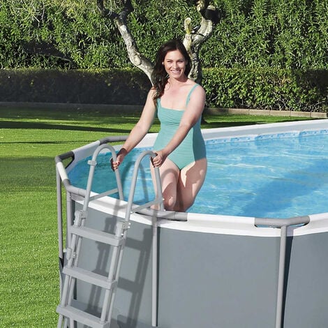 Piscina fuori terra Bestway Ovale 56710 Power Steel 549x274x122 cm