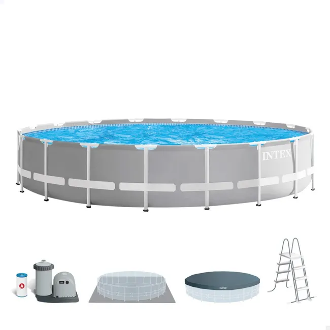 Piscina smontabile INTEX gamma Prisma Frame 610x132 cm con depuratore