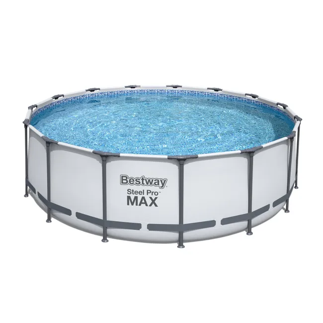 Piscina smontabile moderna Bestway 56438 457X122 cm Steel Pro Max resistente