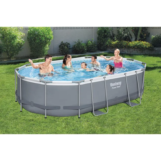 Piscina smontabile OVALE 488x305x107 cm + depuratore