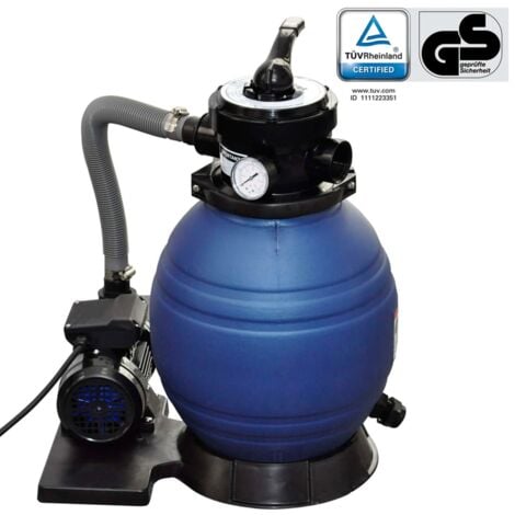 Pompa filtro a sabbia 400 W 11.000 L/h vidaXL143120