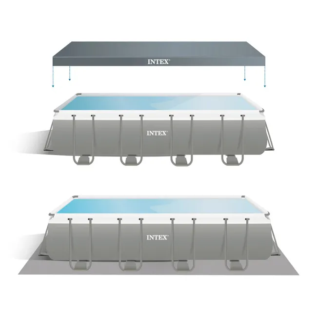 Pompa per piscina staccabile rettangolare Intex Ultra Xtr Frame 549X274X132