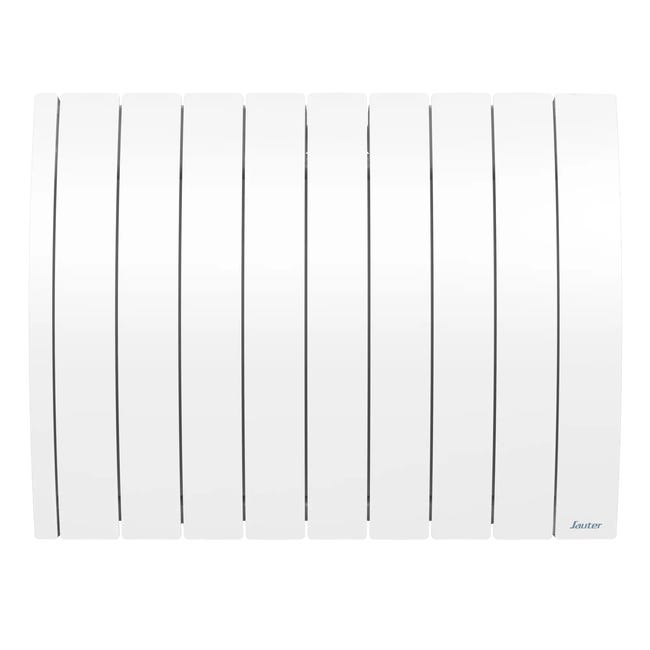 Radiatore elettrico collegato a fluido inerziale 1500W SAUTER Ipala orizzontale
