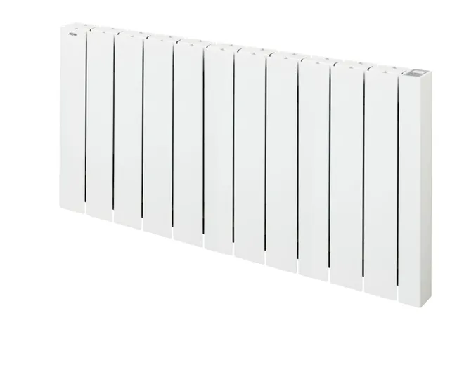 Radiatore elettrico collegato a fluido inerziale 2000W ACOVA Alcantara orizzontale
