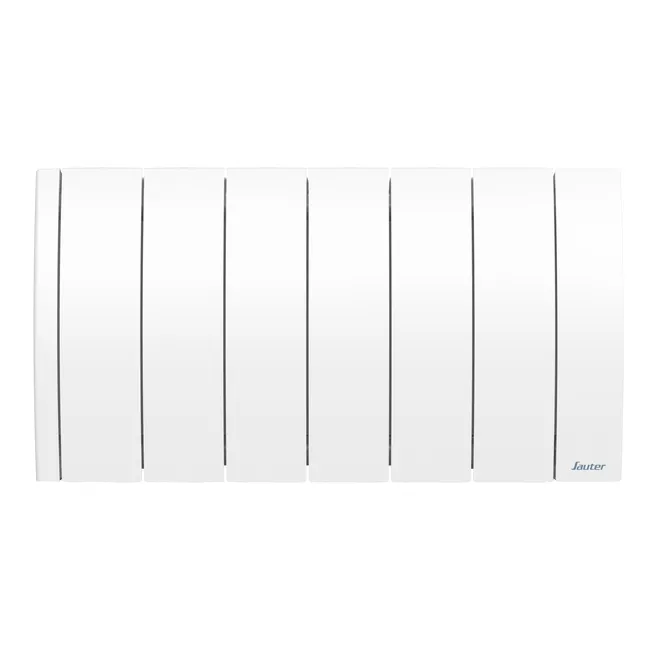 Radiatore elettrico collegato al fluido inerziale 700W SAUTER Ipala presa bianca