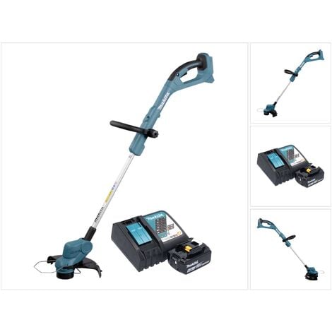 Rasaerba a batteria Makita DUR 193 RT1 18 V 260 mm + 1 batteria da 5,0 Ah + caricabatteria