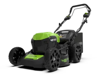 Rasaerba a spinta a batteria GREENWORKS GD48LM46 48 V - Macchina nuda