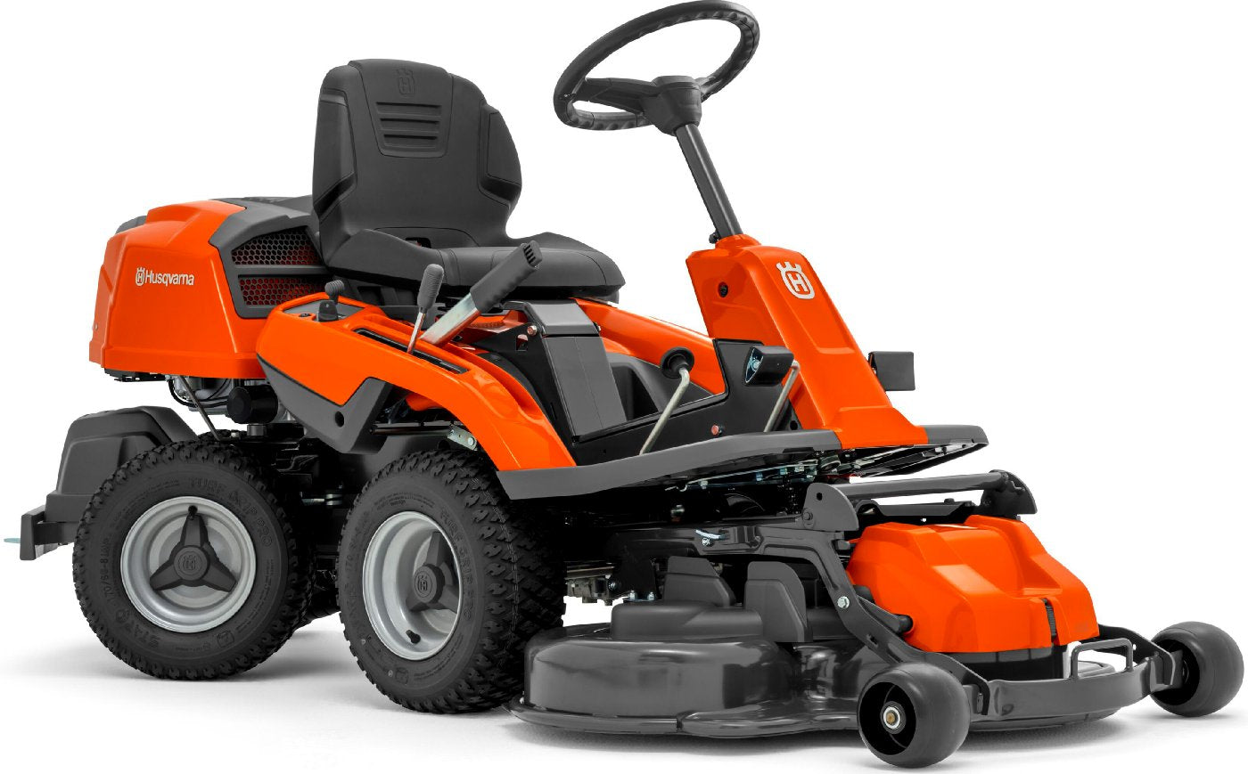 Rasaerba frontale professionale Husqvarna R 214C con piatto di taglio Combi 94 - modello 2022