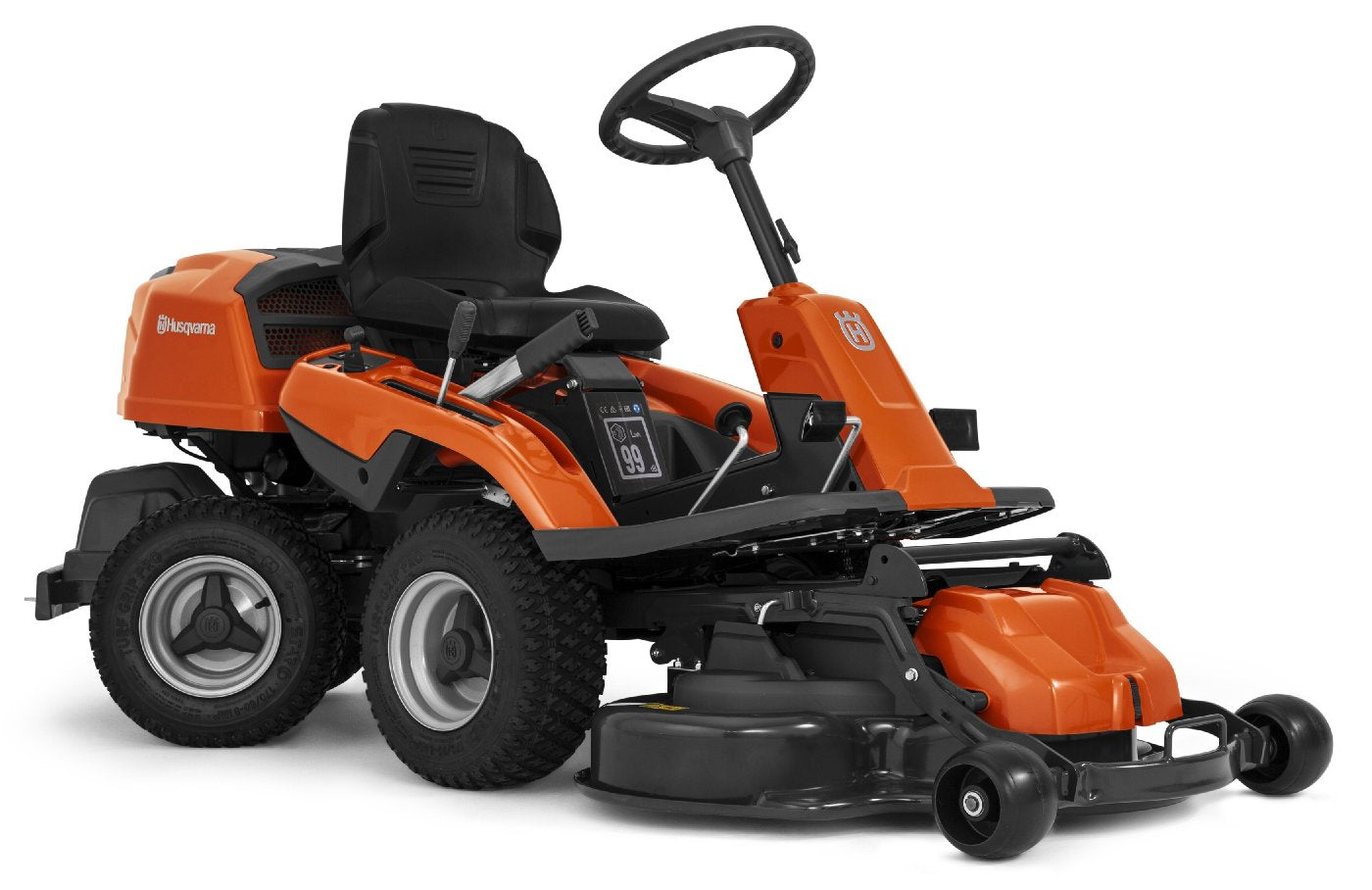 Rasaerba frontale professionale Husqvarna R 214TC con piatto di taglio Combi 94 - modello 2022