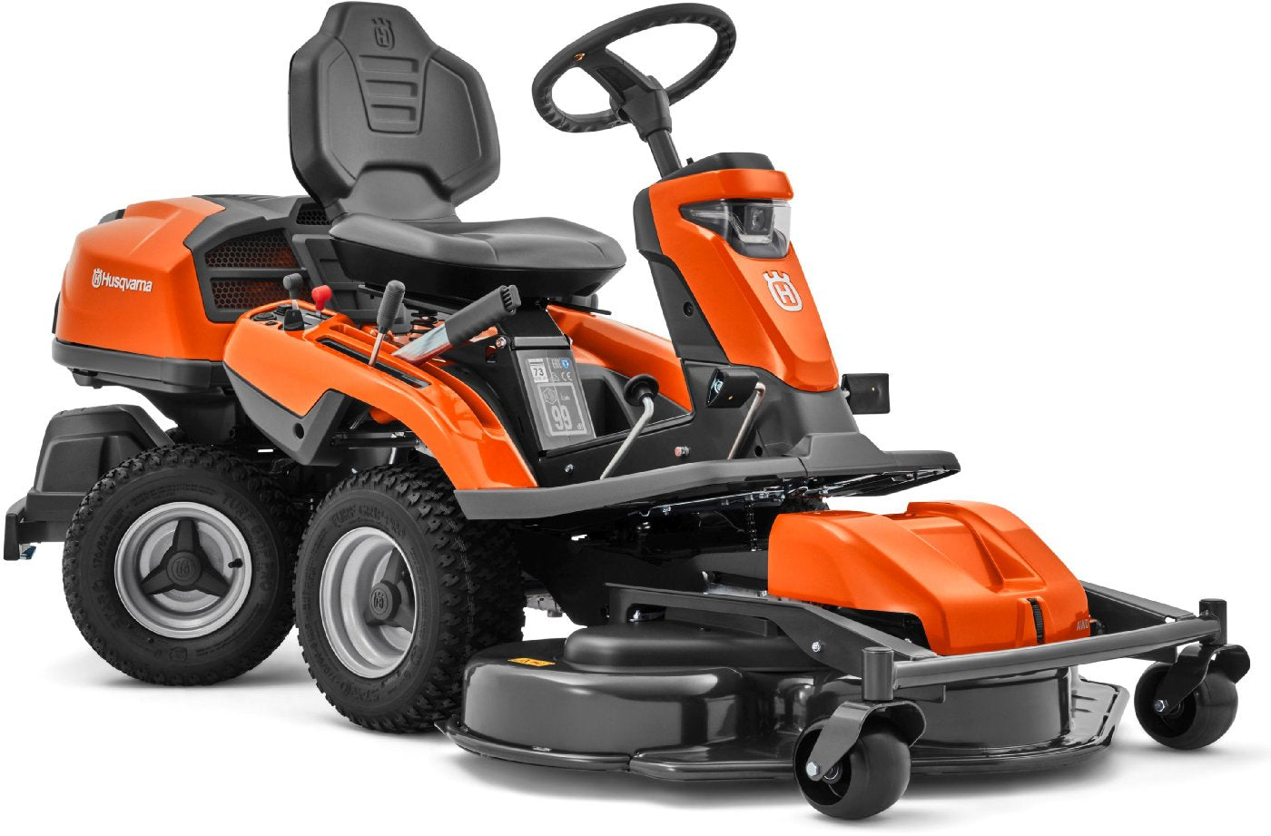 Rasaerba frontale professionale Husqvarna R 318X - modello 2022 con piatto di taglio Combi 103