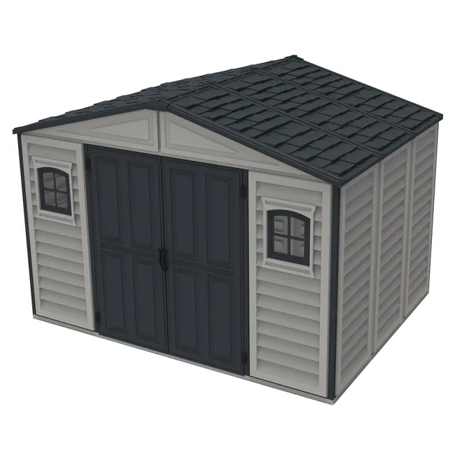 RIPARO DA GIARDINO WOODBRIDGE PLUS 10X8. MISURE 2.470 x 3.248 x 2.333 mm. AVORIO