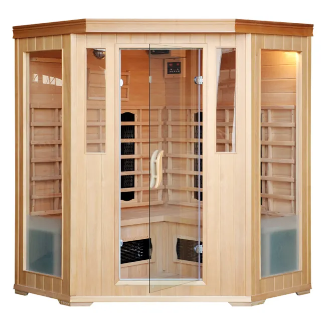 Sauna a infrarossi 3/4 posti con cromoterapia NARVIK