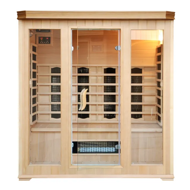 Sauna a infrarossi 4/5 posti con cromoterapia NARVIK