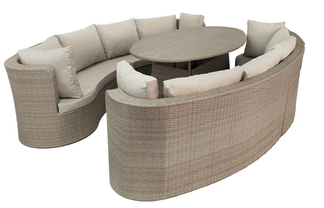 Set di mobili da giardino Corciano beige Como