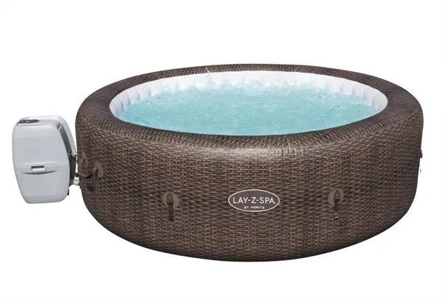 Spa gonfiabile da esterno BESTWAY che misura 216x71x216 cm con 6 posti