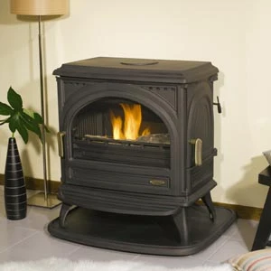 Stufa a legna 8kW verniciata antracite PETIT CARVIN - GODIN
